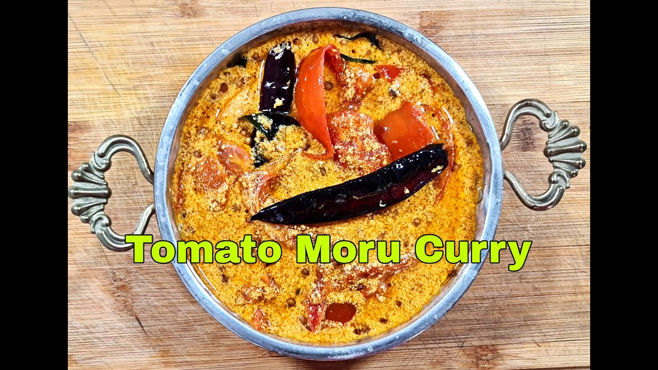 Super and easy delicious spicy Tomato Moru Curry I Meatless I Smile'Z