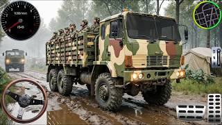US Offroad Army Truck Driving 3D - Army Truck Driving Cargo Games 2026 - Andriod Gameplay screenshot 1