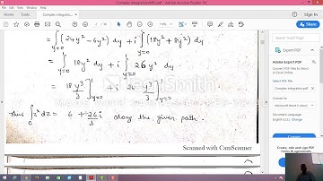 Complex Line integral