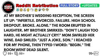 My Parents Called Me The Family Disgrace At My Brother's Wedding — One Text Changed Everything