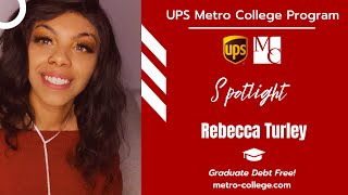 UPS Metro College Spotlight: Rebecca Turley