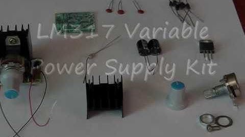 The LM317 DIY Variable Power Supply Kit Instruction Video - www.engineeringshock.com