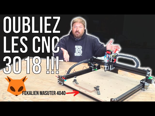 Parfaite pour débuter : La CNC Masuter 4040 de FoxAlien! [Déballage,  assemblage et premier test] 