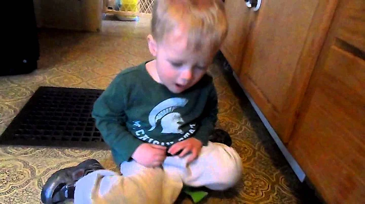 Toddler w/whoopi cushion