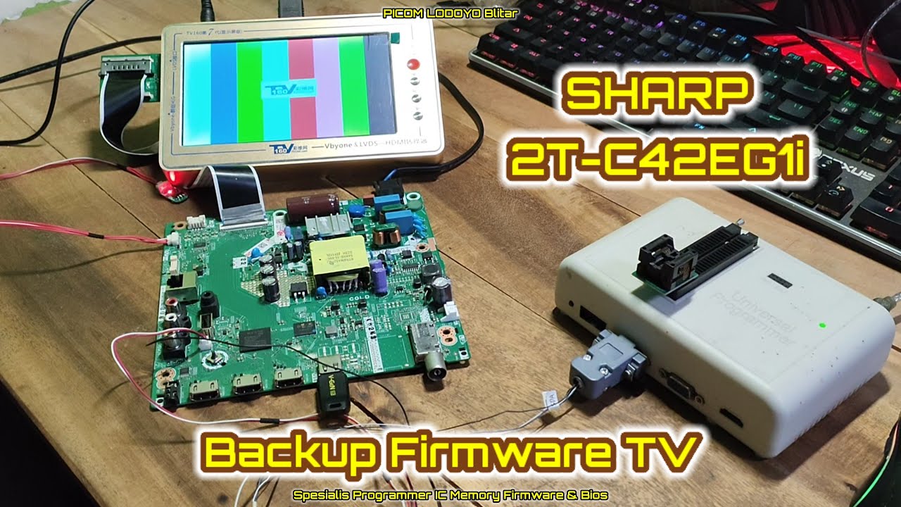 Backup Firmware SHARP AQUOS 2T-C42EG1i QPWBNH196WJN2 VER.E TV LED Android 11.0
