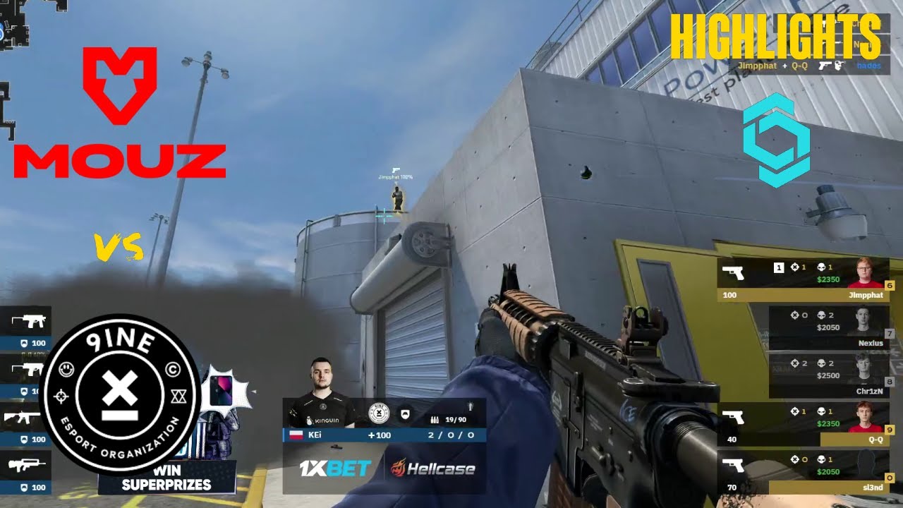 9INE vs MOUZ-[Nuke]-HGIHLIGHTS-CCT North Europe playoffs -CSGO