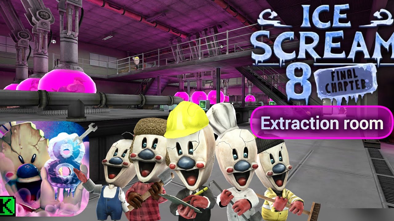 Ice Scream 8 Part 4 (2025) | Extraction Room – Full Items & Puzzles Walkthrough