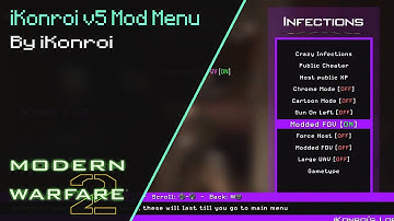 iKonroi v5 Mod Menu TU8 | MW2