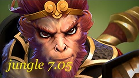 How to jungle Monkey King 7 Mins Midas! Dota 2 (7.05)