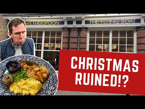 Video thumbnail: Reviewing WETHERSPOONS CHRISTMAS DINNER - Has Christmas Been Ruined!?
