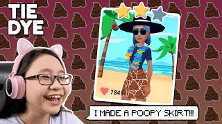 Tie Dye Android Gameplay - I made a POOPY skirt!!! - Let's Play Tie Dye!!! screenshot 4