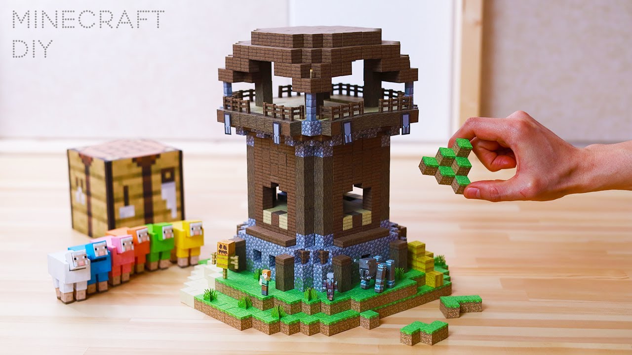 Minecraft Papercraft Pillager