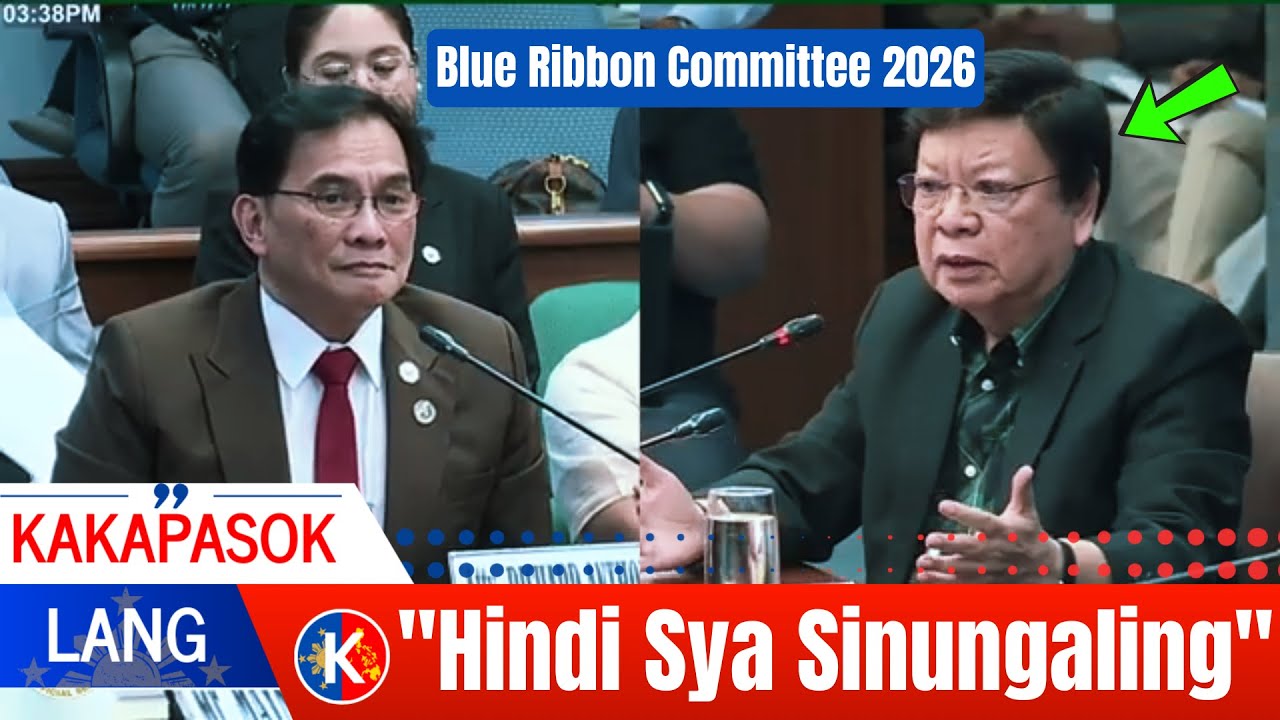 heated tensions in the 2026 senate blue ribbon committee hearing: "Hindi Sya Sinungaling"