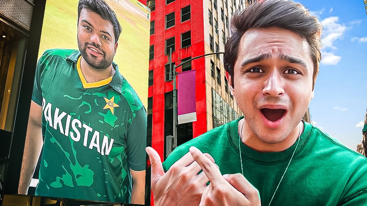 I Put DUCKY BHAI On A Billboard in NEW YORK!!