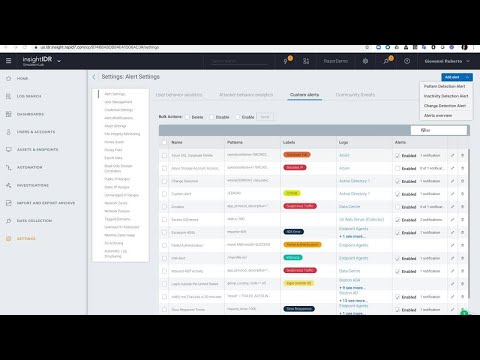 InsightIDR: The modern SIEM from Rapid7 - Alerts (Italian)