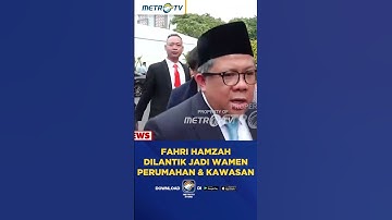 Fahri Hamzah Dilantik jadi Wakil Menteri Perumahan & Kawasan
