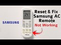 How to Reset Samsung Air Conditioner Remote - Fix Remote Control Issues