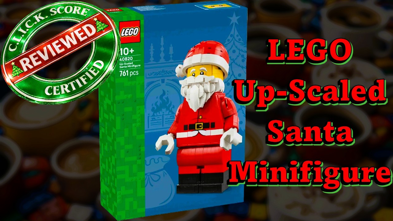 ジャンボフィグ サンタクロース LEGO Gets Festive Early with New Up-Scaled Santa Minifigure Set