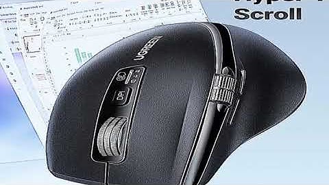 UGREEN Hyper-Fast Scroll Wireless Mouse Bluetooth 5.4 2.4G Ergonomic 5000DPI for MacBook T