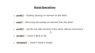 Stack Operations in urdu|hindi|stack operations in data structure