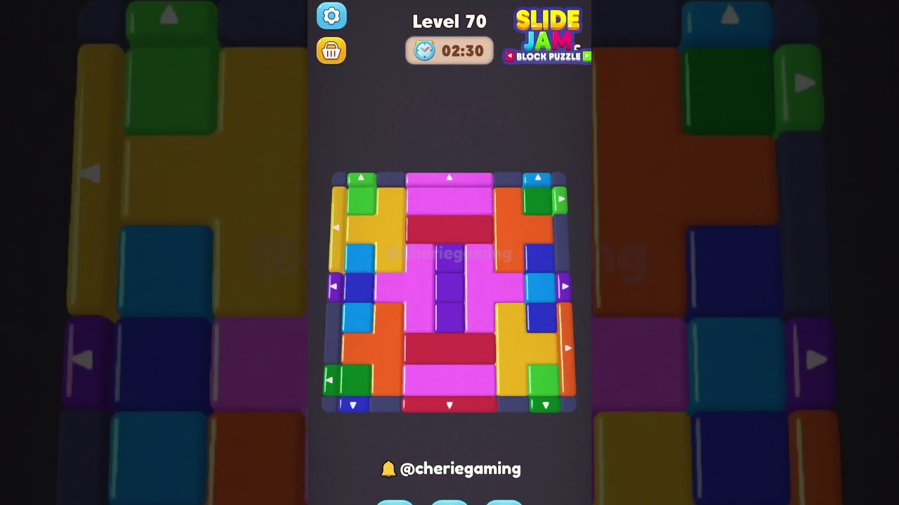 Slide Jam Level 70 Solution Walkthrough