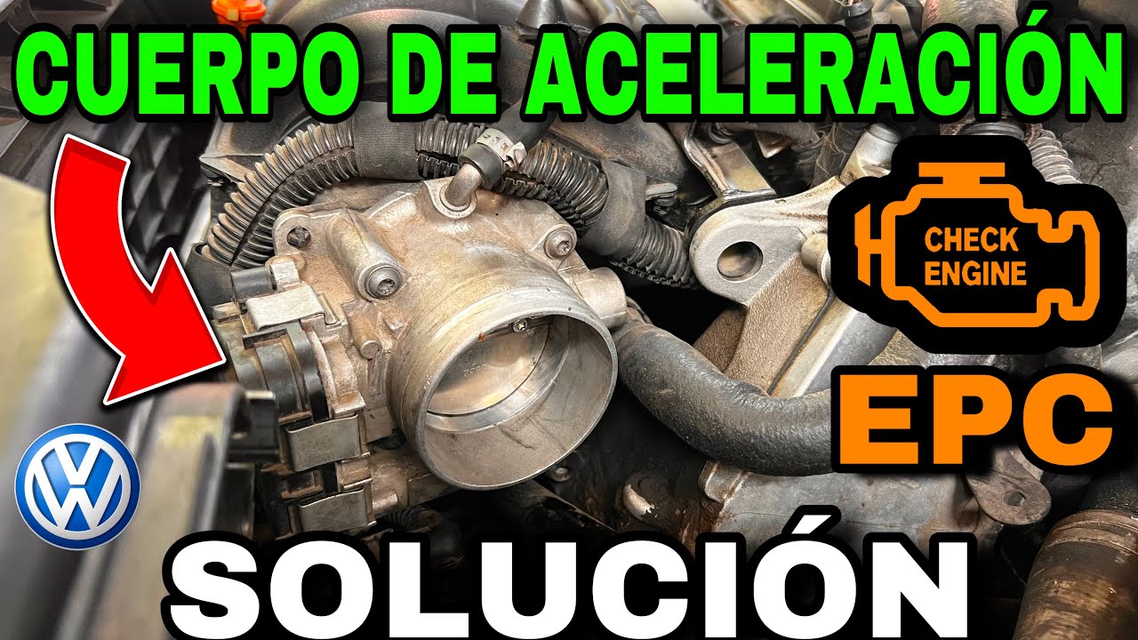 Testigo EPC y CHECK ENGINE en JETTA MK6 Cuerpo de aceleración falla y solución!! 