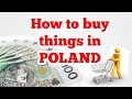 Shopping in Poland - prices and phrases