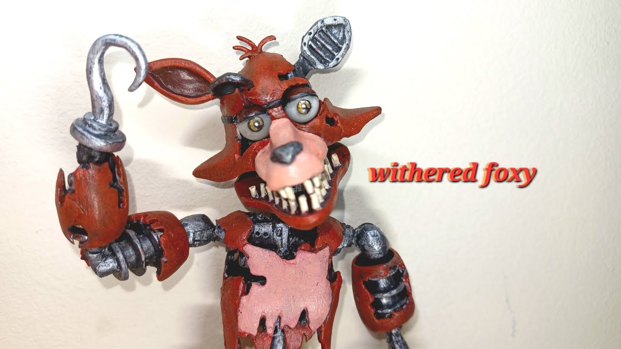 custom withered foxy action figure review 