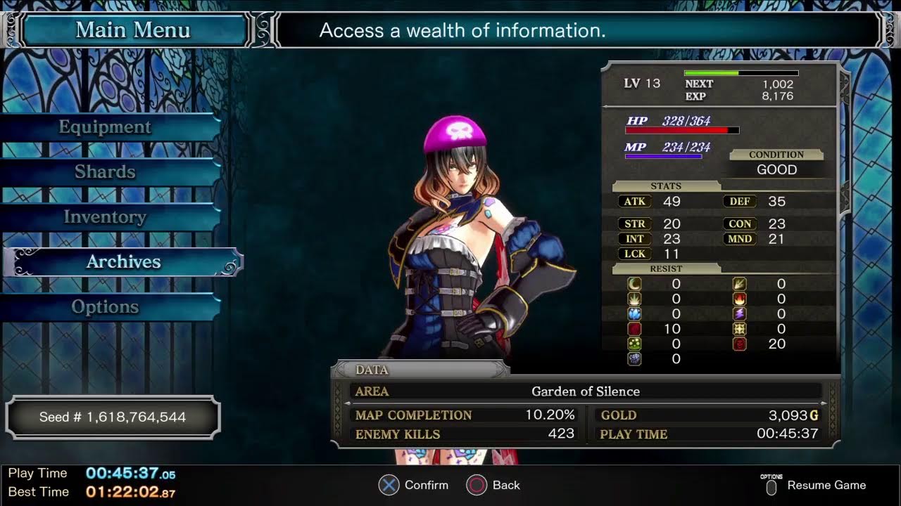 A week of streams Bloodstained randomizer