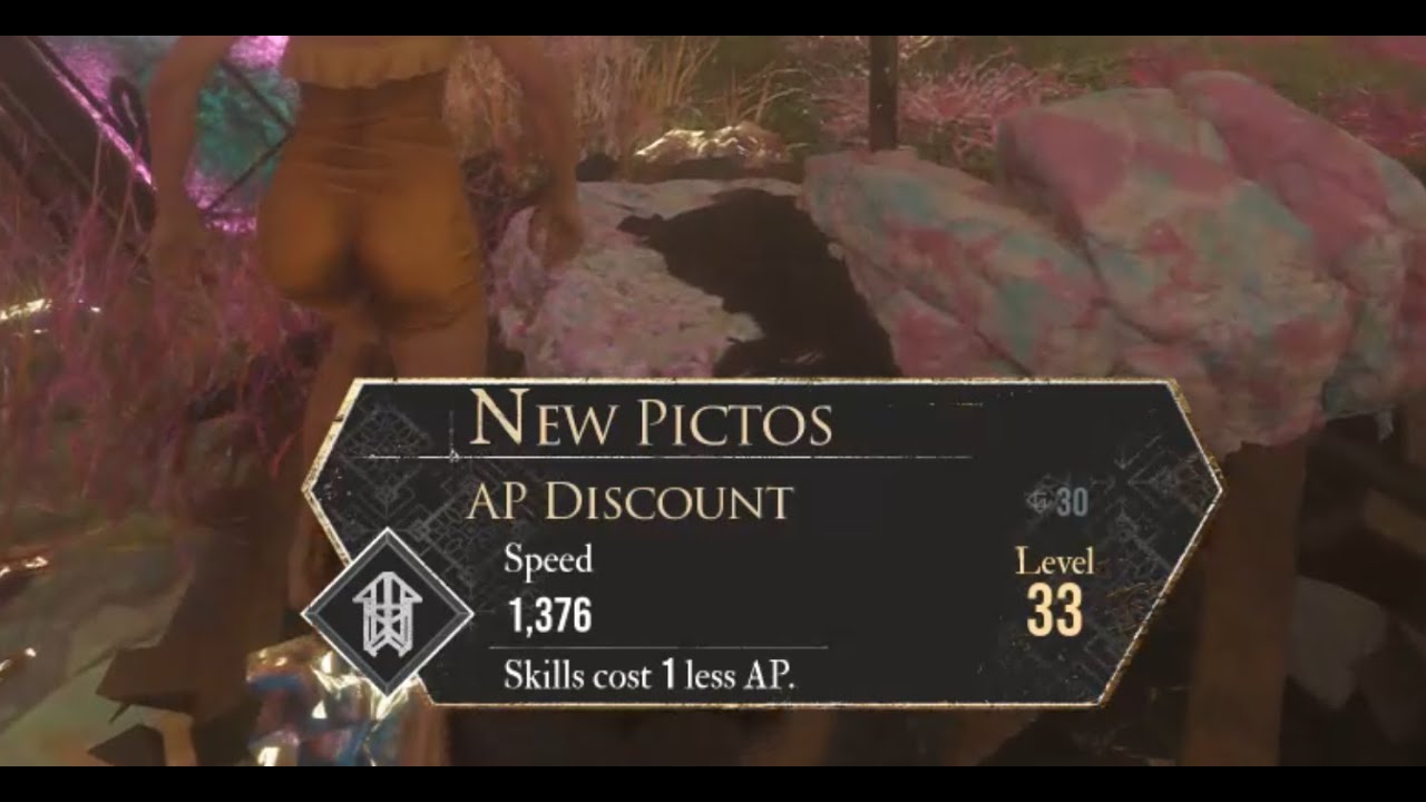 Expedition 33 AP Discount and Consuming Attack New Pictos Location Gestral Merchant Verso's Drafts