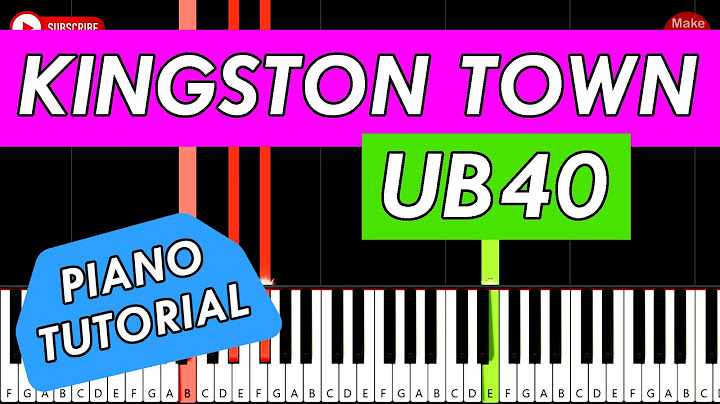 Kingston Town Piano version - Piano performance video thumbnail