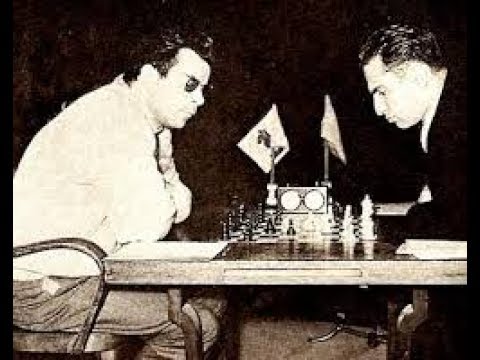 Grandmaster Mikhail Tal and Sasha Gorelikov a Leningrad schoolboy