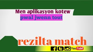 Men aplikasyon kotew pwal jwenn tout rezilta match screenshot 5