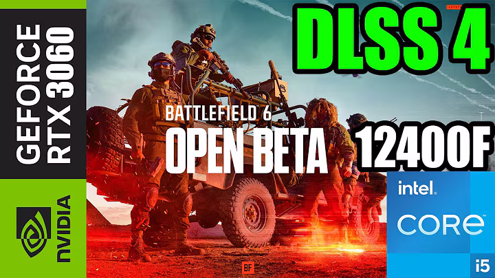 Battlefield 6 OPEN BETA- Core i5-12400F | RTX 3060 12GB | DLSS4/DLAA/TAA/1080P BENCHMARK FPS Test