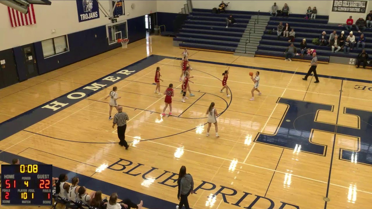 Homer Central vs VVS High School Girls' JuniorVarsity Basketball