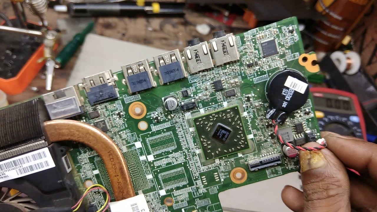 नो पावर प्रॉब्लम इन एचपी लैपटॉप hp pavilion g4 laptop no power repair 