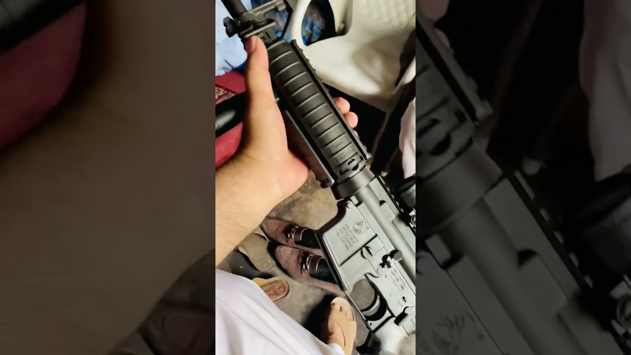 Original M16A4 converted into M4 carbine