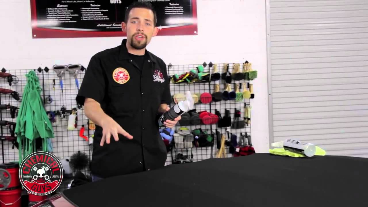 סרטון מוצר Chemical Guys Convertible Top Cleaner, Protectant and