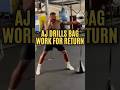 Anthony Joshua MASTERS bag drill for comeback!