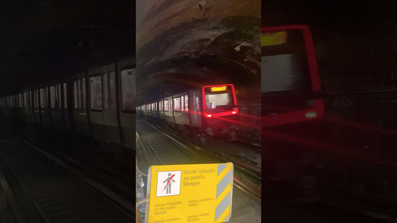 [Métro 11] Départ d’un MP14 à Rambuteau en direction de Châtelet