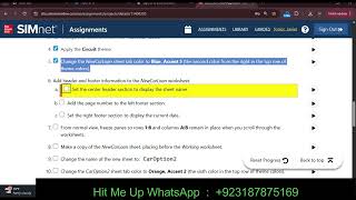 SIM Excel 365 Skills Approach - Ch 4 Challenge Yourself 4 3 | SIM_EXCEL_CH4_Solution