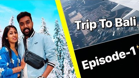 Our first international Honeymoon Trip 🫂♥️#internationaltrip #comedy #agvlogs #bali #honeymoon