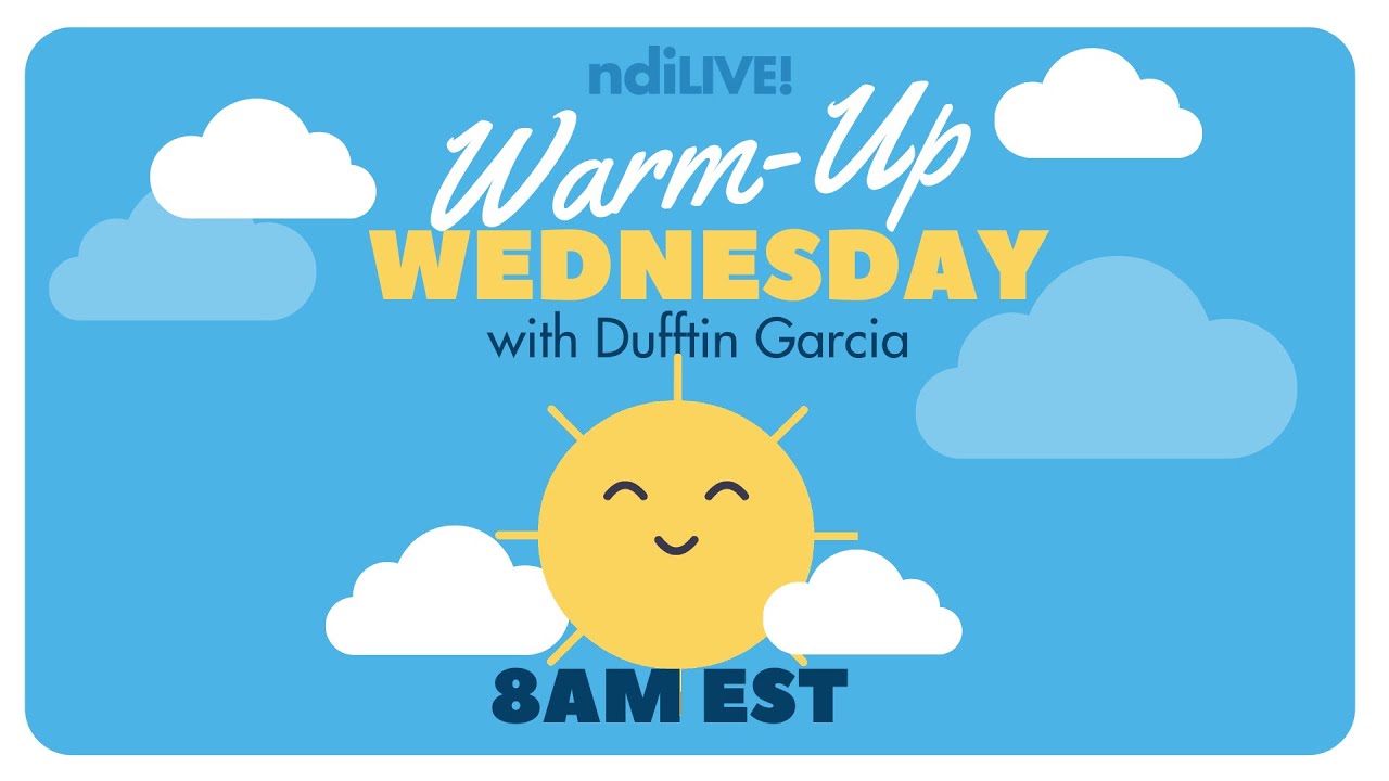 ndiLIVE! Warm-Up Wednesday with Dufftin Garcia & Seiko Akita (May 6, 2020)