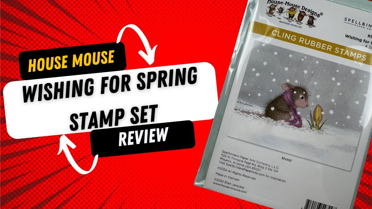 House Mouse Designs Waiting for Spring Stamp set Review