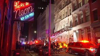 20 people displaced after Tribeca apartment fire