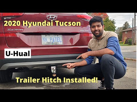 How to install U-Hual Trailer Hitch on 2020 Hyundai Tucson AWD (Same for all models)