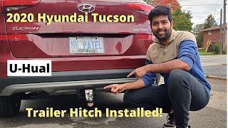 How to install UHual Trailer Hitch on 2020 Hyundai Tucson AWD (Same for all models)