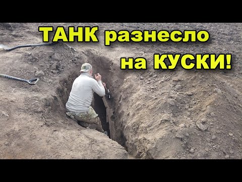 The tank was blown to pieces! Churchill Tank Mk.IV. In search of treasures