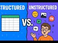 Structured Data vs Unstructured Data: Key Differences &amp; Real Examples
