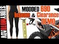 KTM 690 Enduro R~ INSEAM DEMO for Short Riders After Kouba & Seat Mods